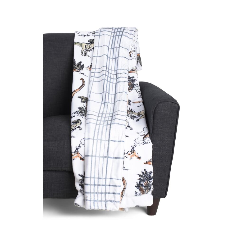 Tommy Bahama Mesozoic Dino Throw Blanket T Rex
Stegosaurus Dinosaur NEW - Picture 5 of 5